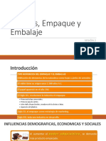 Sesión 2 - Envases, Empaques y Embalaje