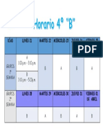 Horario 4B