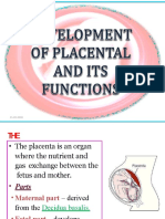 Development of Placenta