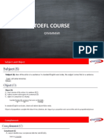 Toefl Grammar Course