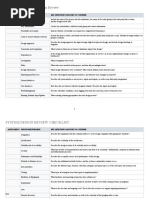 System Design Review Checklist