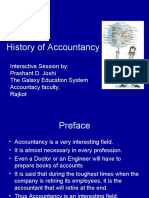 History of Accountancy Milestones