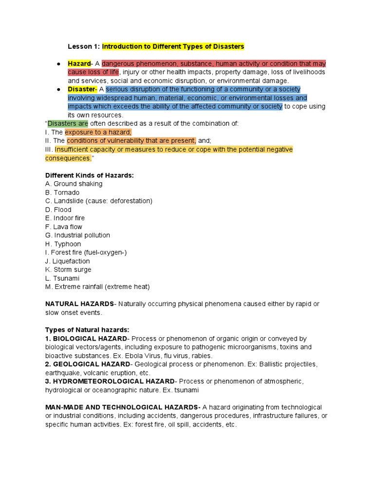 Disaster Readiness Risk Reduction Pdf Volcano Tsunami