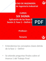 Sesión 2 Six Sigma PDF