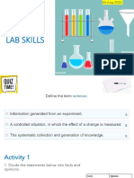 Lesson Five - Lab Skills Test