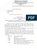 SE tentang Pengerahan Massa Penyelenggaraan Upacara Haornas ke-39 Tingkat Provinsi Jawa Tengah Tahun 2022