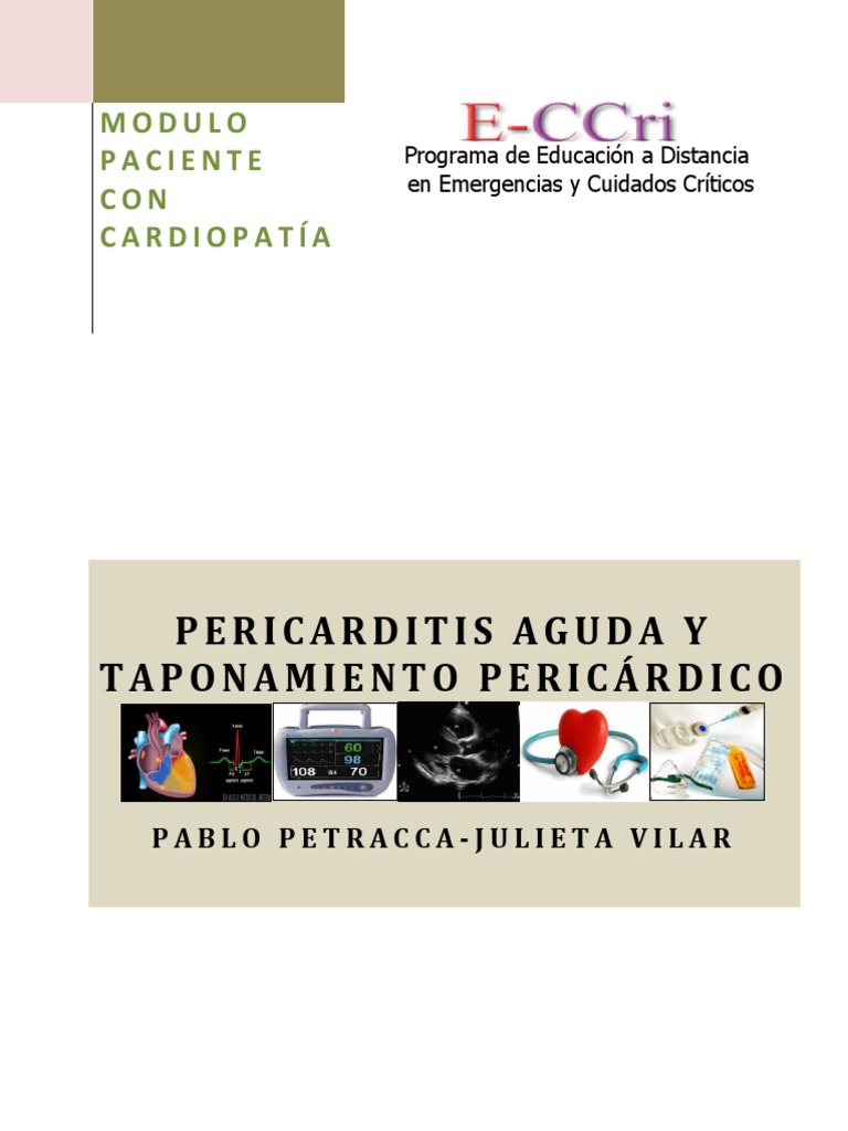 Pericarditis Aguda y Pericardiocentesis | PDF | Electrocardiografia ...