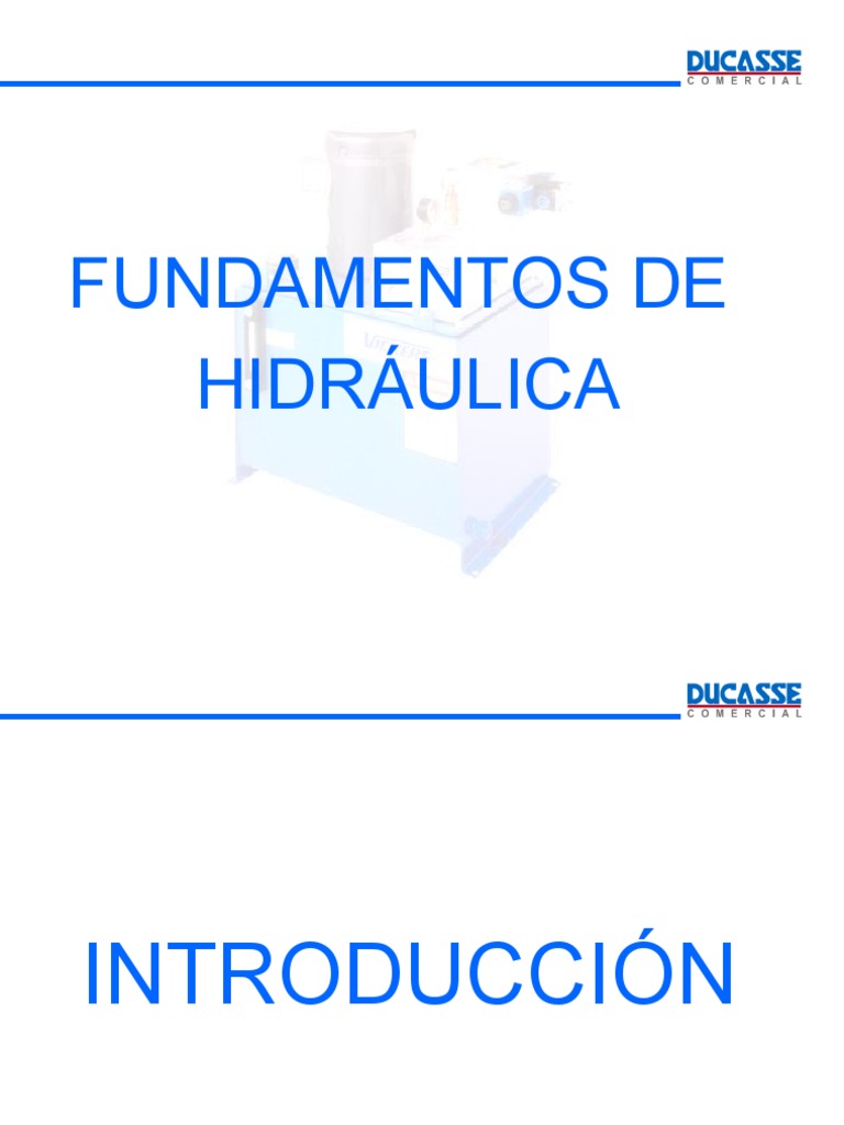 Módulo Fundamentos de Hidráulica | PDF | Bomba | Pascal (Unidad)