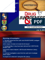 Investigation With Brief Intro To Drug Prevention