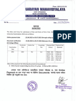 Sem Ii Form Fill Up Notice 2022