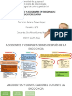 Complicaciones y accidentes en exodoncias odontopediatría