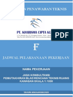 F. Jadwal Pelaksanaan Pekerjaan