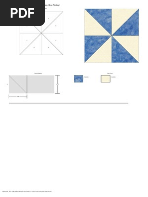 Projeto Voluntário Agulhinhas - Bloco #10 - Pinwheel #1