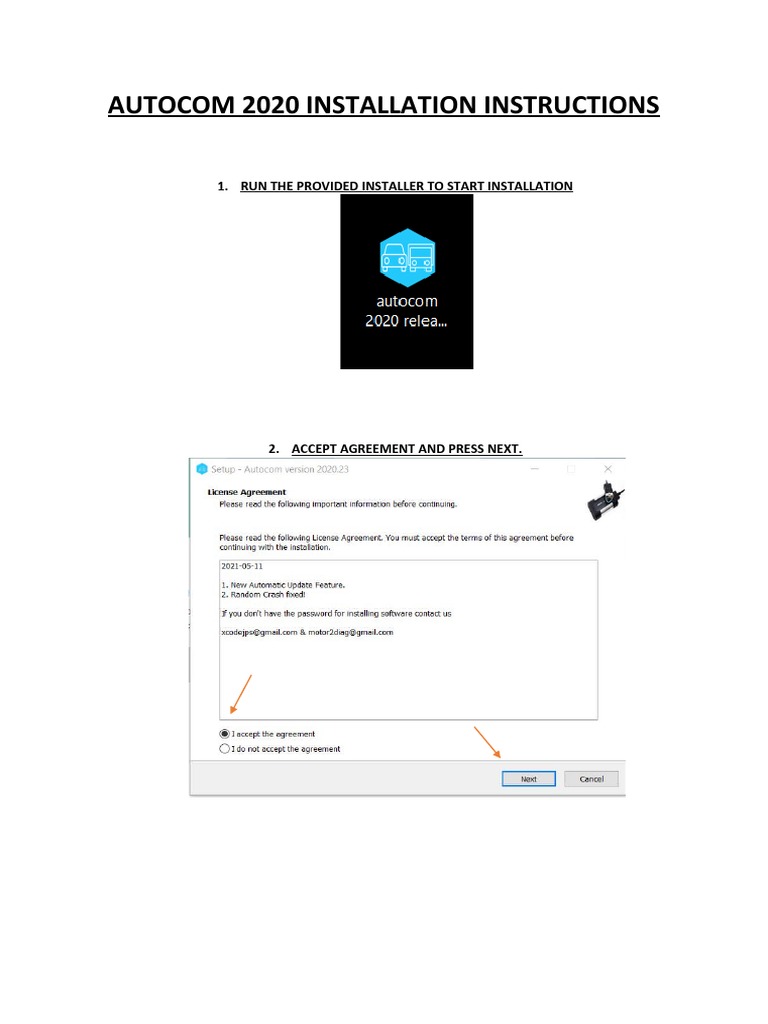 Autocom 2020 Installation Guide | PDF | Computers