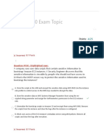 P6 - 126-150 Exam Topic