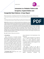 Small Marker Chromosome in a Pediatric Patient with Hypertelorism, Micropenis, Cryptorchidism and Congenital Heart Defects