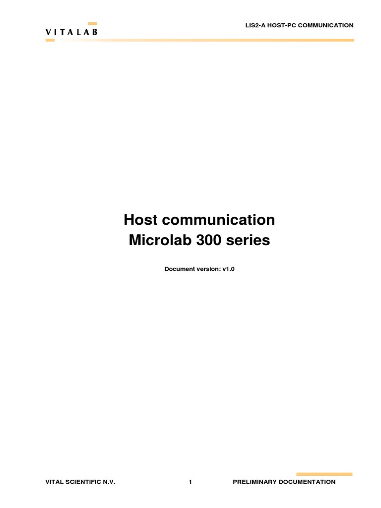 Microlab 300 Host Communication Protocol | PDF | Transmission Control ...