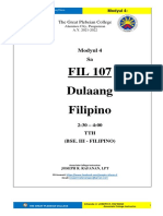 FINALS - LIT 107 Dulaang Filipino