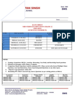 Date Sheet Commerce Word File Final