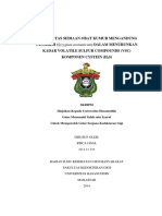 EFEKTIVITAS SEDIAAN OBAT KUMUR MENGANDUNG CENGKEH (Syzygium Aromaticum) DALAM MENURUNKAN KADAR VOLATILE SULFUR COMPOUNDS (VSC) KOMPONEN CYSTEIN