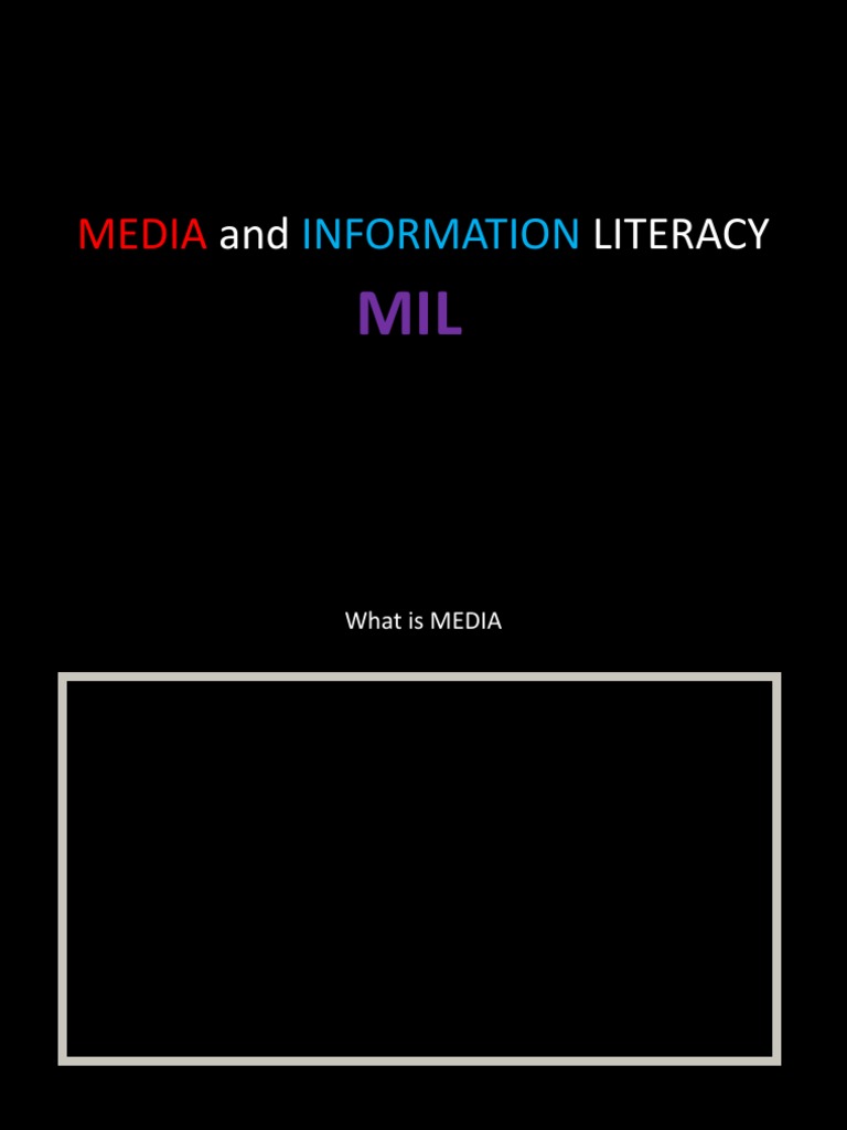 1 Media and Information Literacy PPTX Filename Utf8''1 Media And