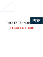 Proces Tehnologic: ,,coșul Cu Flori"