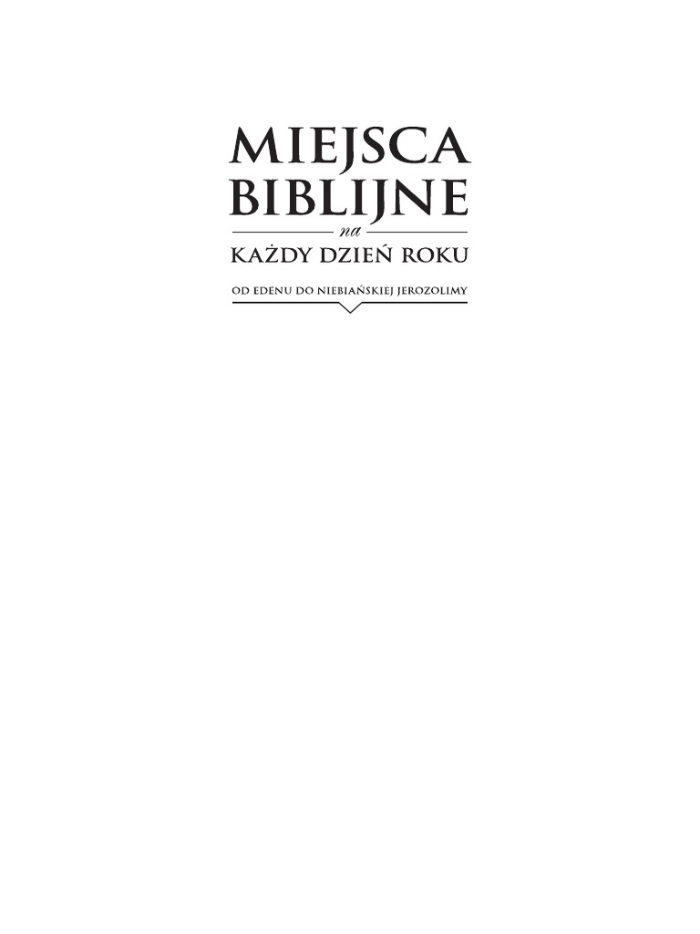 Poznaj Biblię W 24 Godziny Pdf