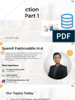 Session 5 - SQL Part 1
