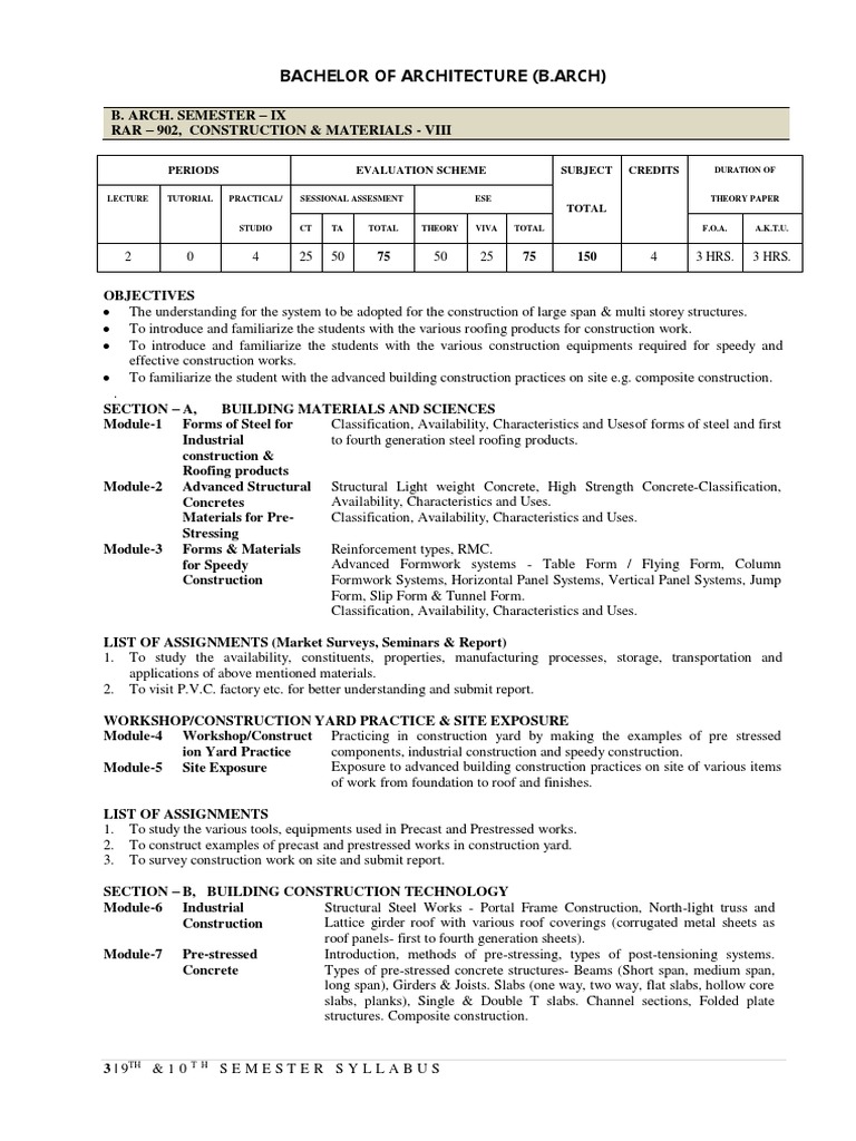 b-arch-syllabus-and-structure-2019-114-116-pdf-precast-concrete