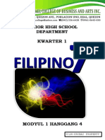 Grade 7 Filipino - MODULE 1 To 4