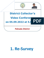 District Collector's Video Conference
