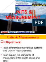 Units and Measurement