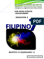 Grade 7 Filipino - MODULE 8 To 11