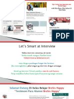 Materi Cerdas Saat Interview - BroSis Happy 2021