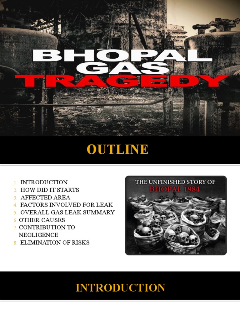 Bhopal Gas Tragedy PDF Chemistry
