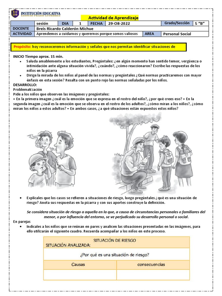Personal Social 3 | PDF | Toma de decisiones | Las emociones