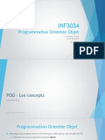 INF3034 - Cours 1 - Programmation Orientée Objet