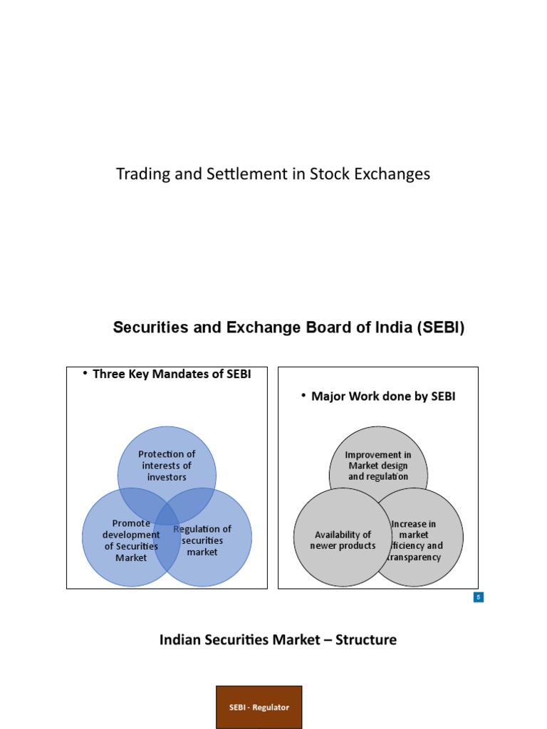 Trading & Settlement | PDF | Securities (Finance) | Margin (Finance)