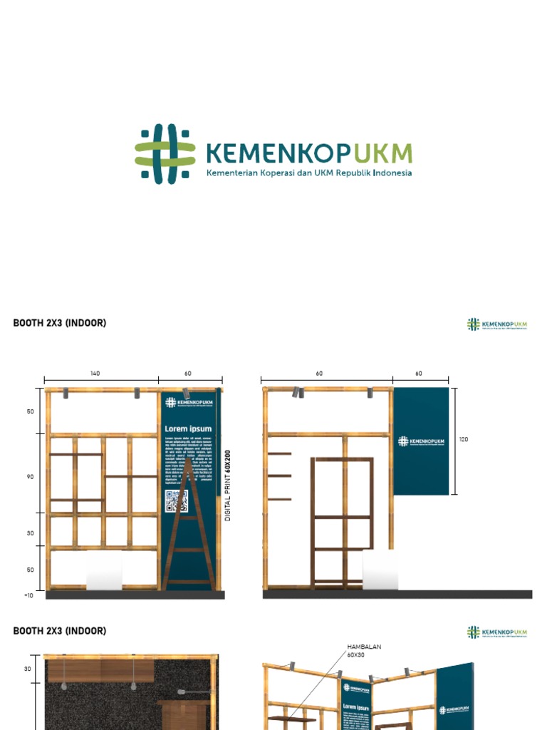 Gambar Kerja Booth Event Bali | PDF