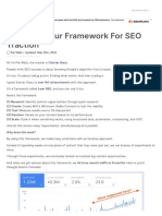 Lean SEO - Our Framework For SEO Traction - Starter Story