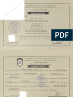 Degree Certificate