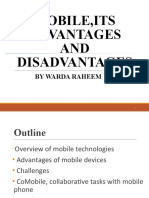 Mobile, Its Advantages AND Disadvantages: by Warda Raheem