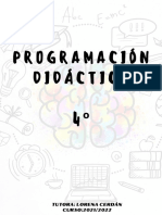 4º Primaria - Programación Didáctica - 2021 - 2022