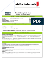 MSDS CALCIUM CARBONAT KAPTAN (Inggris)