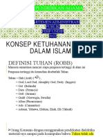 Kuliah PAI Minggu Ke 1 Konsep Ketuhanan Dalam Islam