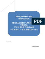 Programación didáctica de Educación Plástica y Visual