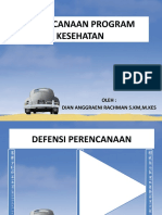 Perencanaan Program Kesehatan