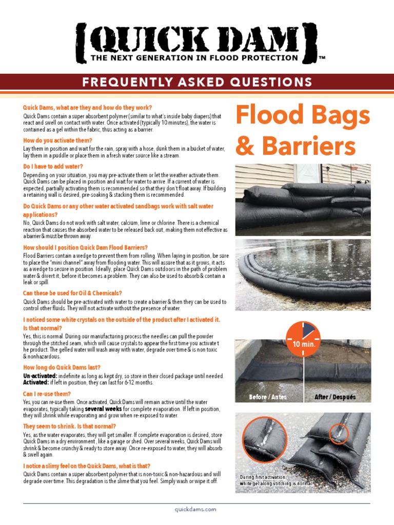 Quick Dams PDF Water Dam