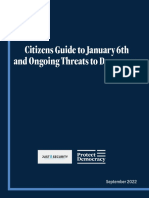 Citizens Guide To January 6th and Ongoing Threats To Democracy
