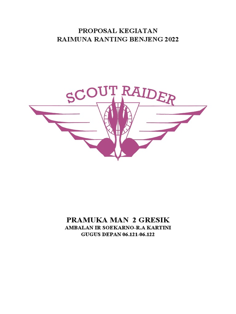 Proposal Kegiatan Raimuna Ranting 2022 | PDF